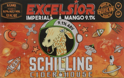 Schilling Imperial Apple Cider With Mango In Cans - 6-12 FZ - Image 2