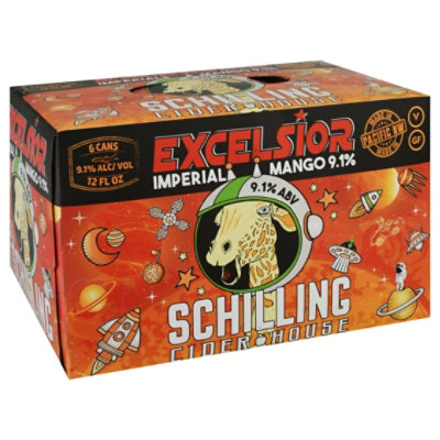 Schilling Imperial Apple Cider With Mango In Cans - 6-12 FZ - Image 1