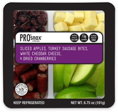 Pro2snax Apple Turkey Cheese & Cranberry - 6.75 OZ - Image 1