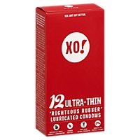 Xo Ultra Thin Righteous Rubber Condoms - 12 CT - Image 1