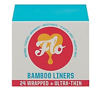 Flo Bamboo Liners - 24 CT
