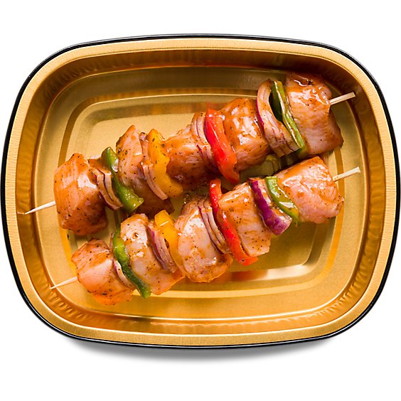 ReadyMeal Chicken Kabob Marinated Up To 20% Solution - 1 Lb
