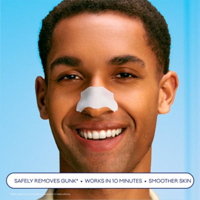 Biore T Zone Targeted Deep Cleansing Pore Strips Blackhead Remover Nose Strips - 15 Count - Image 4