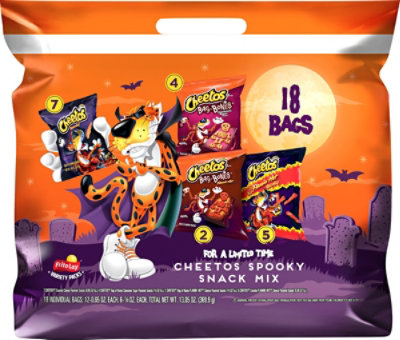 Cheetos Cheese Flavored Snacks Halloween Treat Sacks - 13.05 Oz - vons