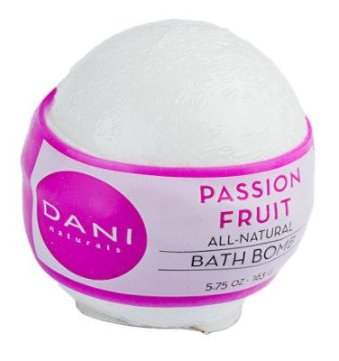DANI Naturals Bath Bomb Passion Fruit - Each - Image 1