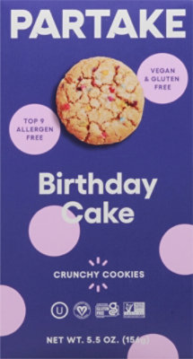 Partake Foods Cookie Birthday Cake - 5.5 OZ - Image 2