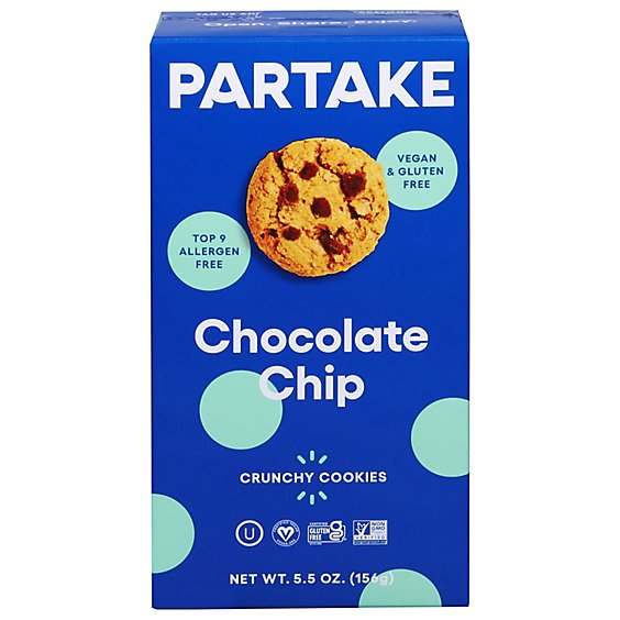 Partake Foods Cookie Chocolate Chip - 5.5 OZ