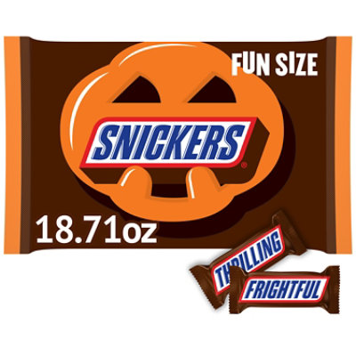 Snickers Spooky Chocolate Bars Fun Size Halloween Candy - 18.71 Oz - Image 1