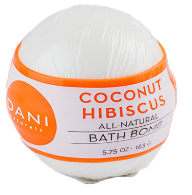 DANI Naturals Bath Bomb Coconut Hibiscus - Each - Image 1