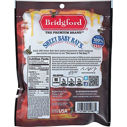 Bridgford Honey Bbq Beef Jerky - 2.85 OZ - Image 6