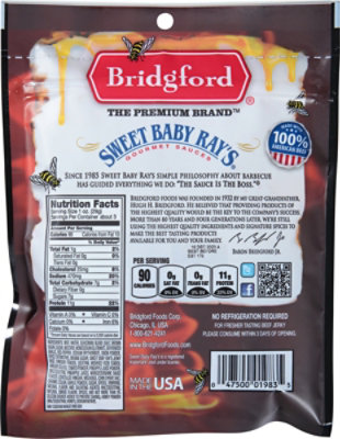 Bridgford Honey Bbq Beef Jerky - 2.85 OZ - Image 6