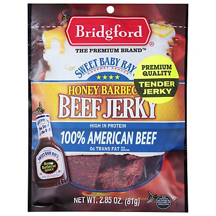 Bridgford Honey Bbq Beef Jerky - 2.85 OZ - Image 2