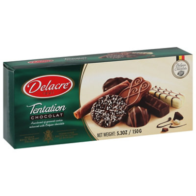 Delacre Cookies, Cookies With Superior Belgian Chocolate 8 Pieces, Delacre  Biscuits, Delacre Belgian Cookies