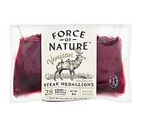 Force Of Nature Grass Fed Venison Steaks - 8 OZ