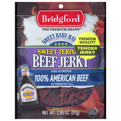 Bridgford Sweet Teriyaki Beef Jerky - 2.85 OZ - Image 3