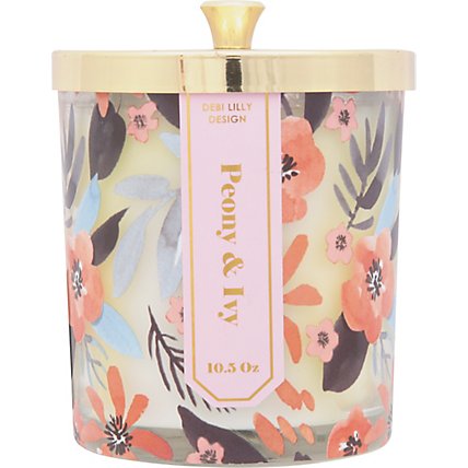 Dl Floral Candle Peony & Ivy - EA - Image 1