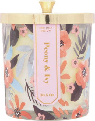 Dl Floral Candle Peony & Ivy - EA - Image 1