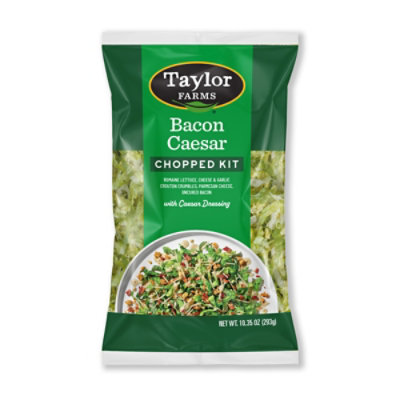 Taylor Farms Bacon Caesar Chopped Salad Kit Bag - 10.35 Oz