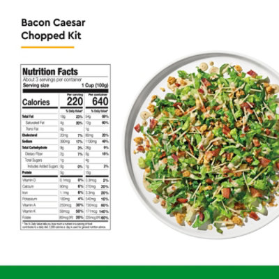 Taylor Farms Bacon Caesar Chopped Salad Kit Bag - 10.35 Oz - Image 4