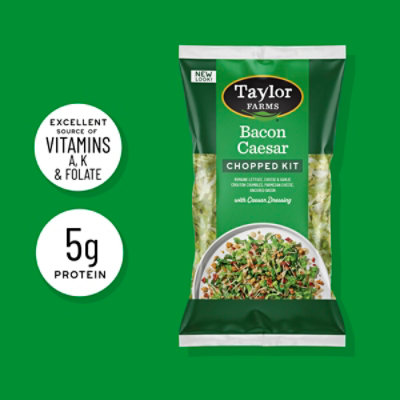 Taylor Farms Bacon Caesar Chopped Salad Kit Bag - 10.35 Oz - Image 5