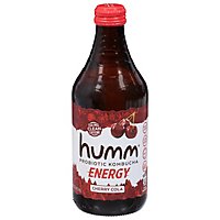 Humm Energy Cherry Cola Probiotic Kombucha - 14 Fl. Oz. - Image 3