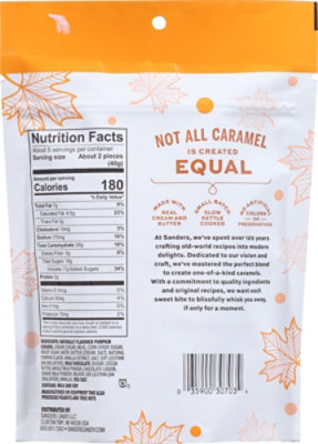 Sanders Milk Chocolate Pumpkin Sea Salt Caramel - 7 Oz - Image 5