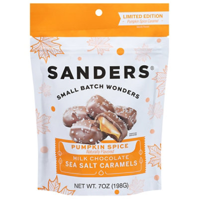 Sanders Milk Chocolate Pumpkin Sea Salt Caramel - 7 Oz - Image 1