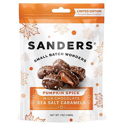 Sanders Milk Chocolate Pumpkin Sea Salt Caramel - 7 Oz - Image 1