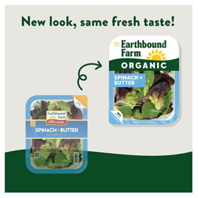 Earthbound Farm Organic Spinach + Butter Tray - 5 Oz - Image 2