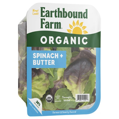 Earthbound Farm Organic Spinach + Butter Tray - 5 Oz - Image 1