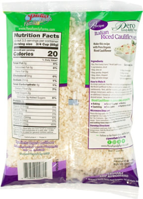 Pero Riced Cauliflower Organic - 10 OZ - Image 6
