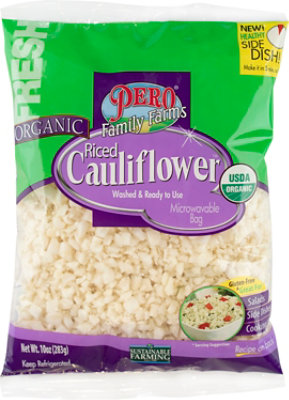 Pero Riced Cauliflower Organic - 10 OZ - Image 2