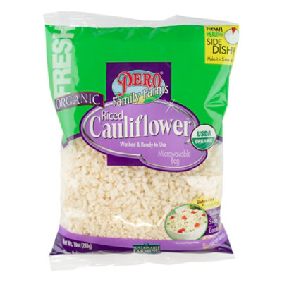 Pero Riced Cauliflower Organic - 10 OZ - Image 1