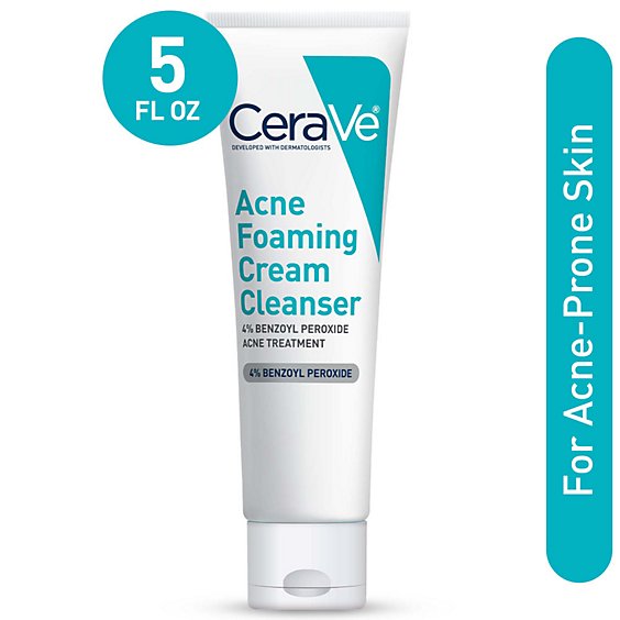 CeraVe Acne Foaming Cream Cleanser - 5 Fl. Oz.