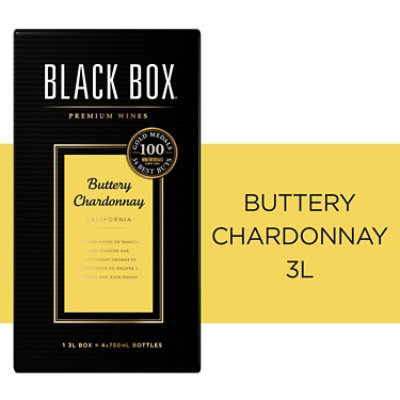 Black Box Buttery Chardonnay Wine - 3 LT - Image 1