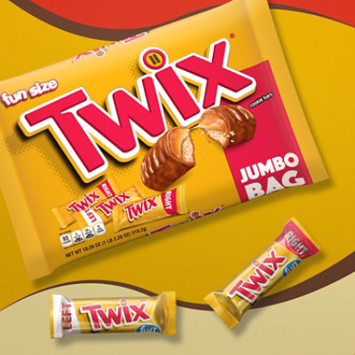 TWIX Caramel Fun Size Chocolate Cookie Candy Bars - 18.28 Oz - Image 3