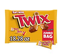TWIX Caramel Fun Size Chocolate Cookie Candy Bars - 18.28 Oz