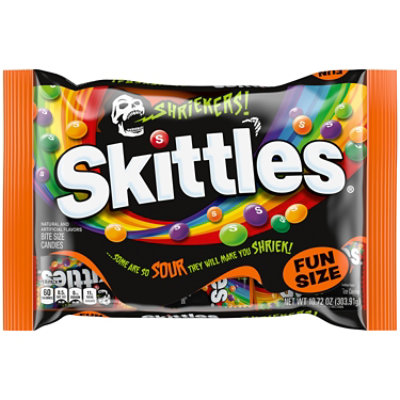 SKITTLES Shriekers Sour Fun Size Chewy Halloween Candy - 10.72Oz - Image 1