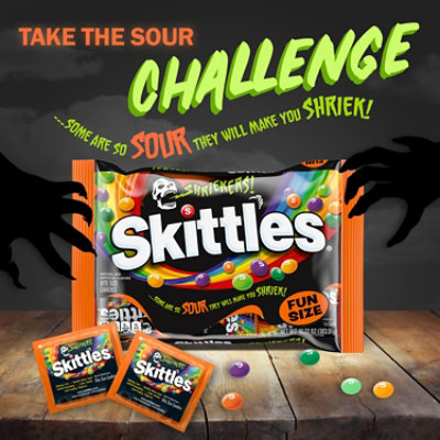 SKITTLES Shriekers Sour Fun Size Chewy Halloween Candy - 10.72Oz - Image 5