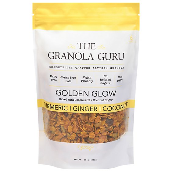 The Granola Guru Gldn Glow Turmeric Gngr Coconut - 10 OZ