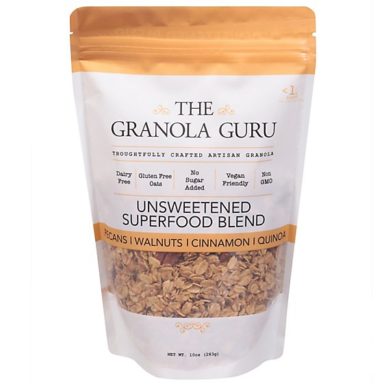 The Granola Guru Unsweetened Superfood Blend - 10 OZ