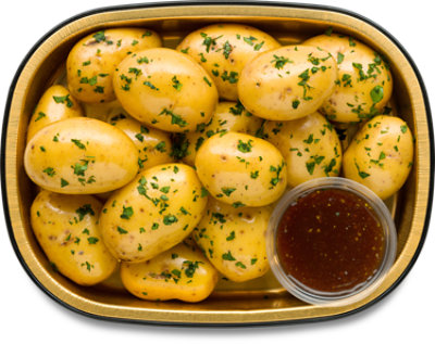 ReadyMeal Baby Potatoes With Black Pepper Sauce - Each - Image 1