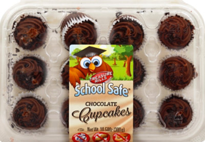 School Safe Chocolate Mini Cupcakes - 10.68 OZ - Image 2