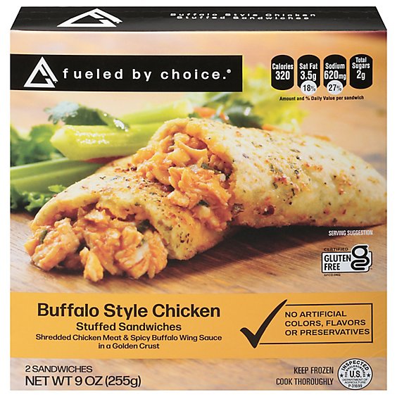 Delights Buffalo Style Chicken Gluten Free Stuffed Sandwich - 9 Oz