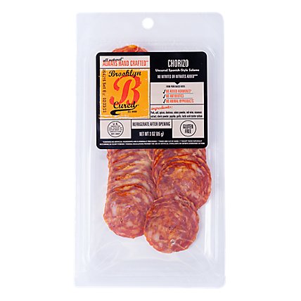 Brooklyn Cured Chorizo Sliced - 3 oz. - Image 1
