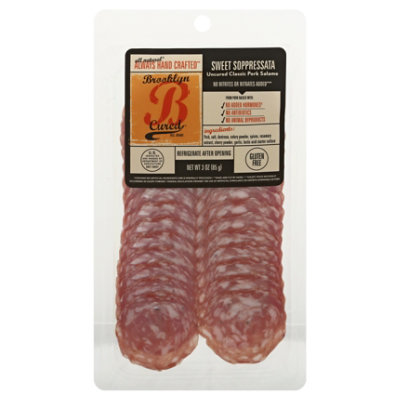 Brooklyn Cured Salami Soppressata Sweet Sliced - 3 oz. - Image 3