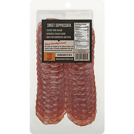 Brooklyn Cured Salami Soppressata Sweet Sliced - 3 oz. - Image 6