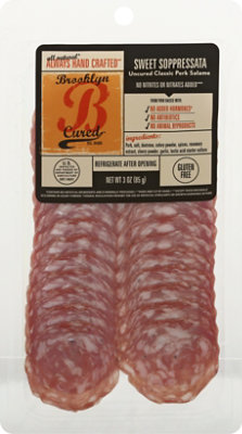 Brooklyn Cured Salami Soppressata Sweet Sliced - 3 oz. - Image 2
