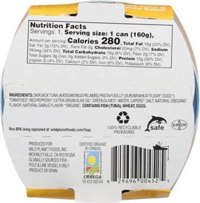 Wild Planet Tuna Pasta Salad - 5.6 OZ - Image 5