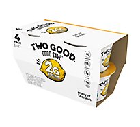 Two Good Good Save Meyer Lemon Low Fat Lower Sugar Greek Yogurt - 4-5.3 Oz